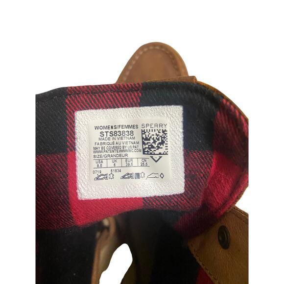 Sperry Women’s Boots STS83838 Brown Leather Lug Size 8.5 - Picture 4 of 8